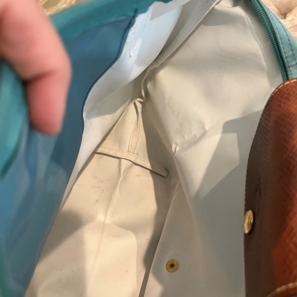 Longchamp Le Pliage Small (LONG STRAPS) Tote Shoulder Bag-BLUE NYLON - Picture 13 of 16